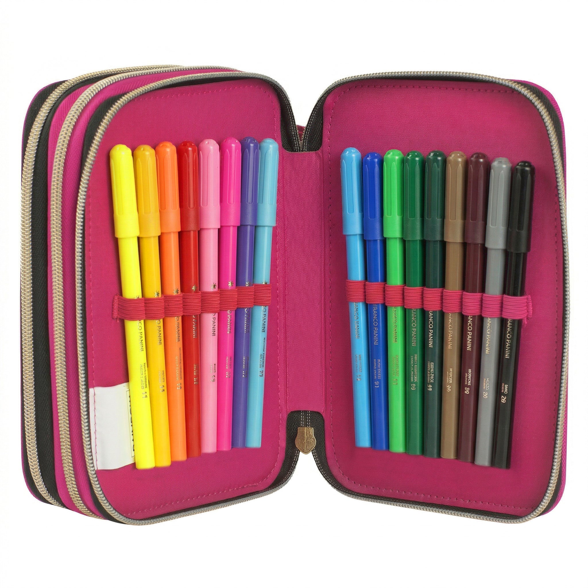 Astuccio 3 Zip Rainbow High