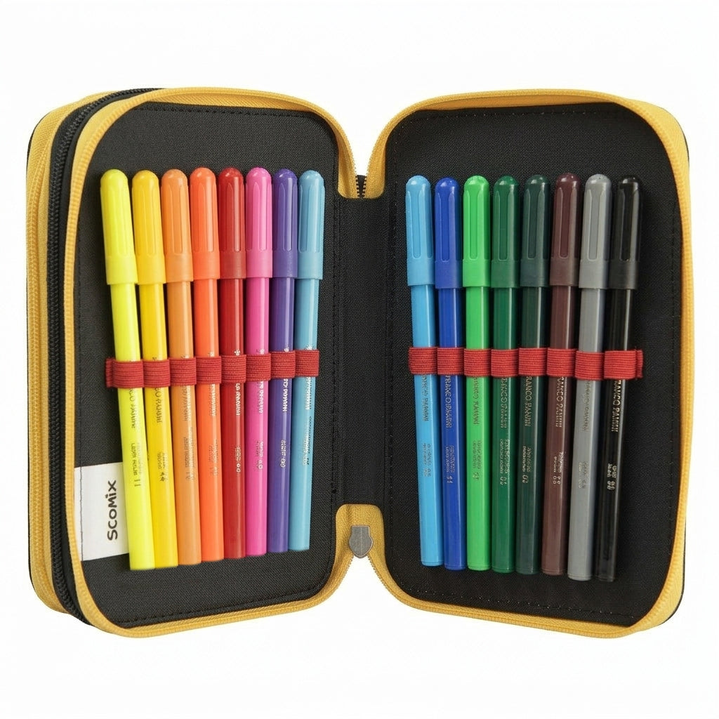 Astuccio 3 zip COMIX Scottecs by Sio