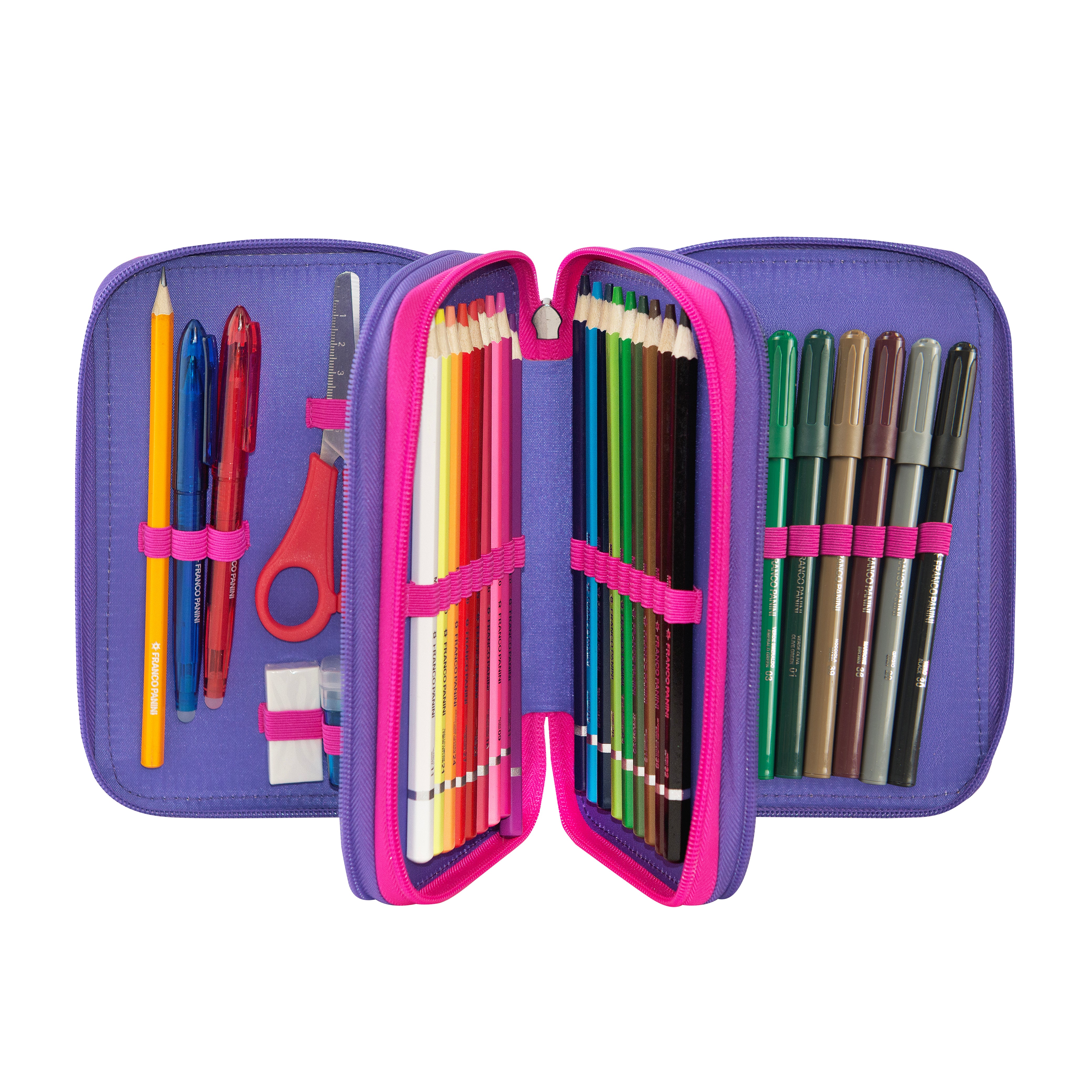 Astuccio 3 Zip COMIX Bright