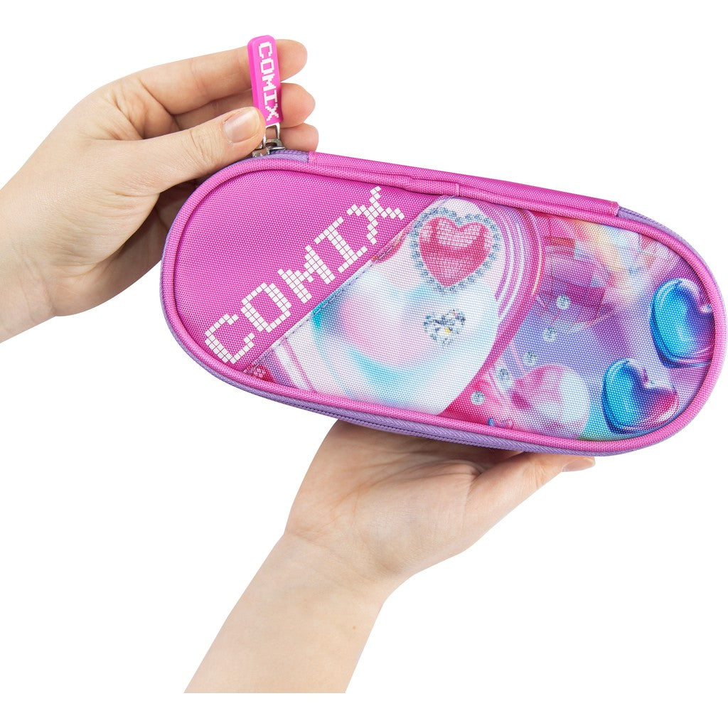 Astuccio ovale COMIX Bright