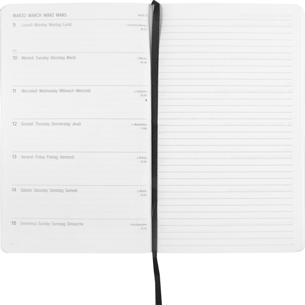 Agenda 12 Mesi 2026 Large Settimanale - Kaos