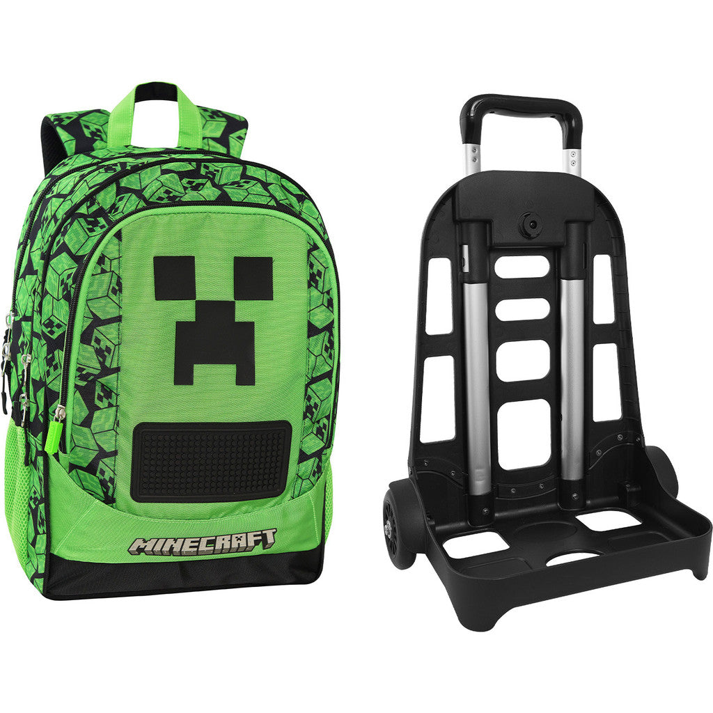 Zaino Trolley Staccabile Minecraft