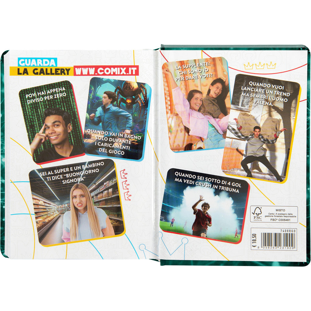 Diario 16 Mesi 2025/26 - COMIX - Giornaliero Standard