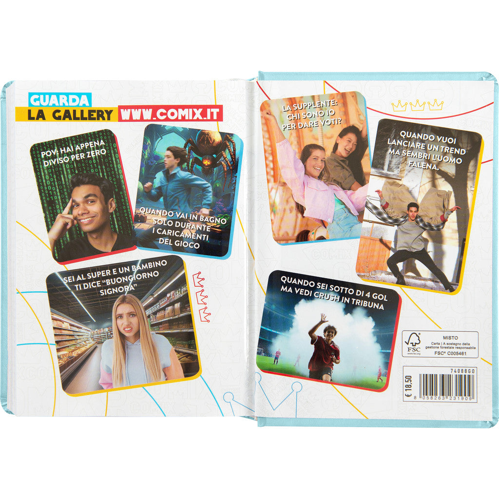 Diario 16 Mesi 2025/26 - COMIX - Giornaliero Mini