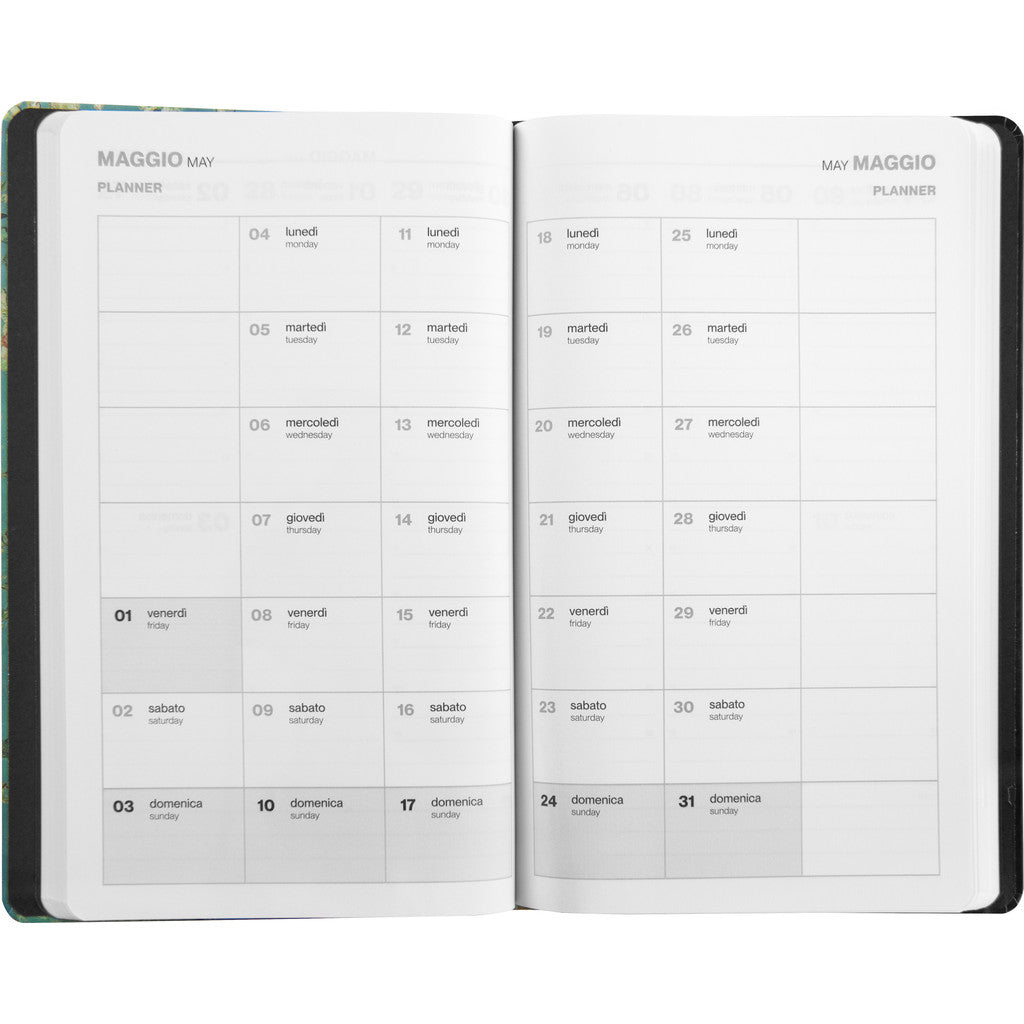 Agenda 12 Mesi 2026 Large Settimanale - Haltadefinizione