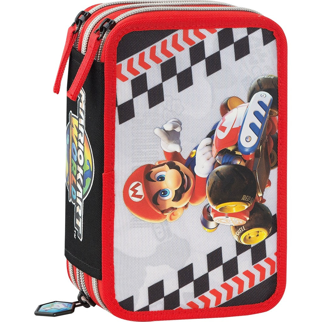 Astuccio 3 zip Mario Kart