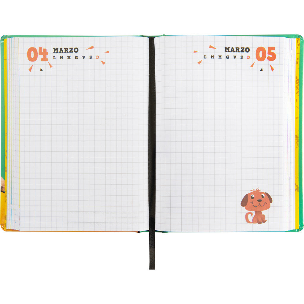 Diario 12 Mesi 2025/26 - COMIX Pets - Giornaliero Non Datato