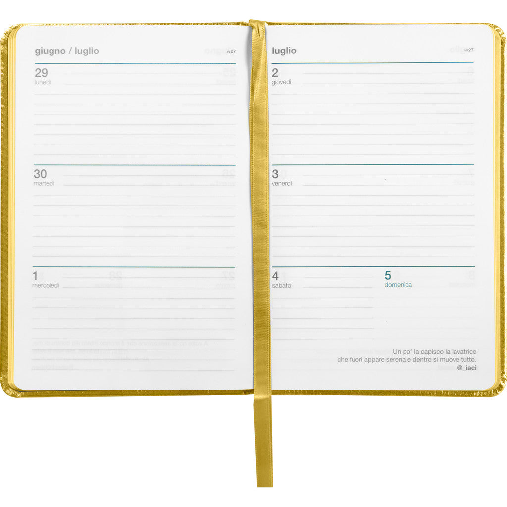 Agenda 12 Mesi 2026 Medium Settimanale - COMIX Special Luxury