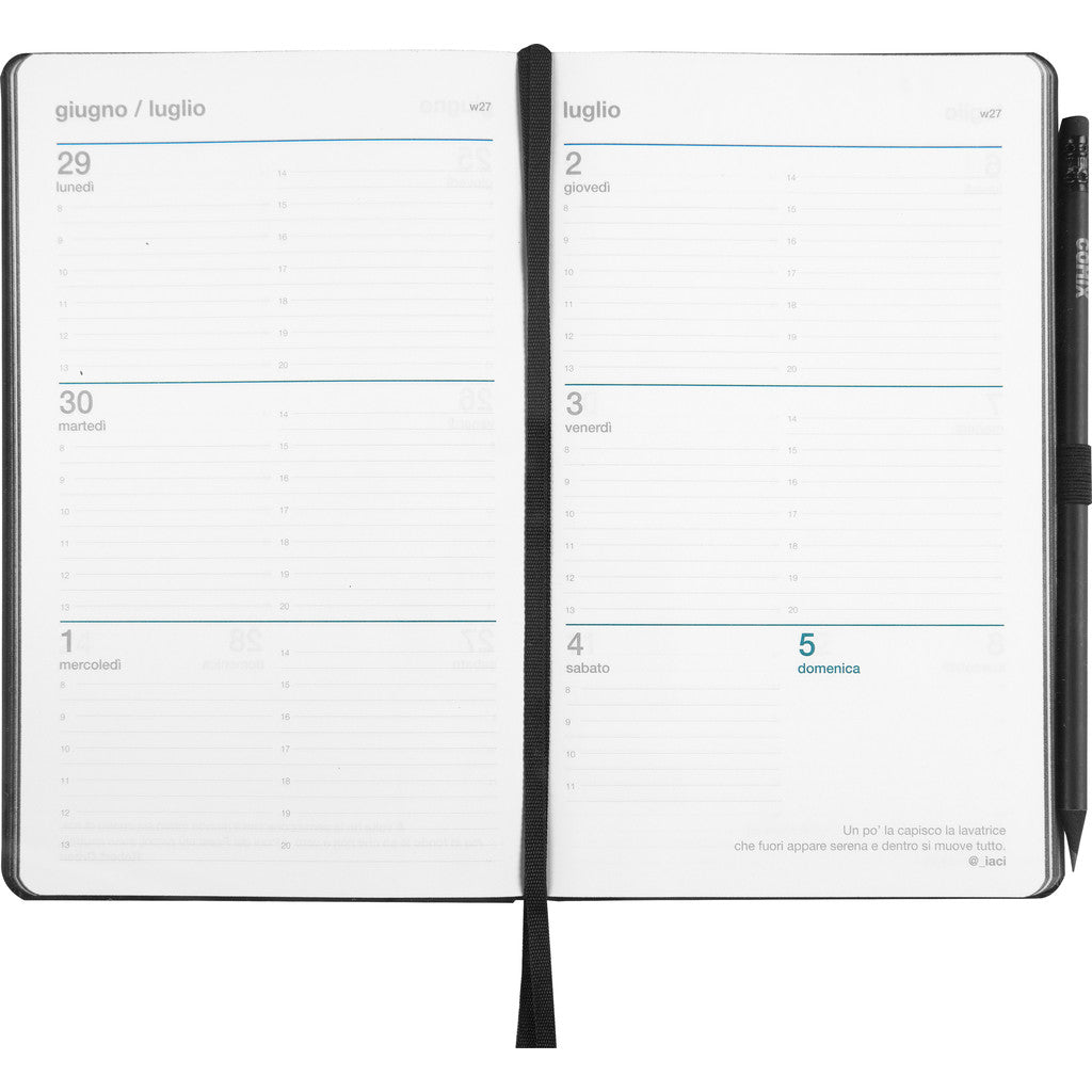 Agenda 12 Mesi 2026 Large Settimanale - Agende COMIX