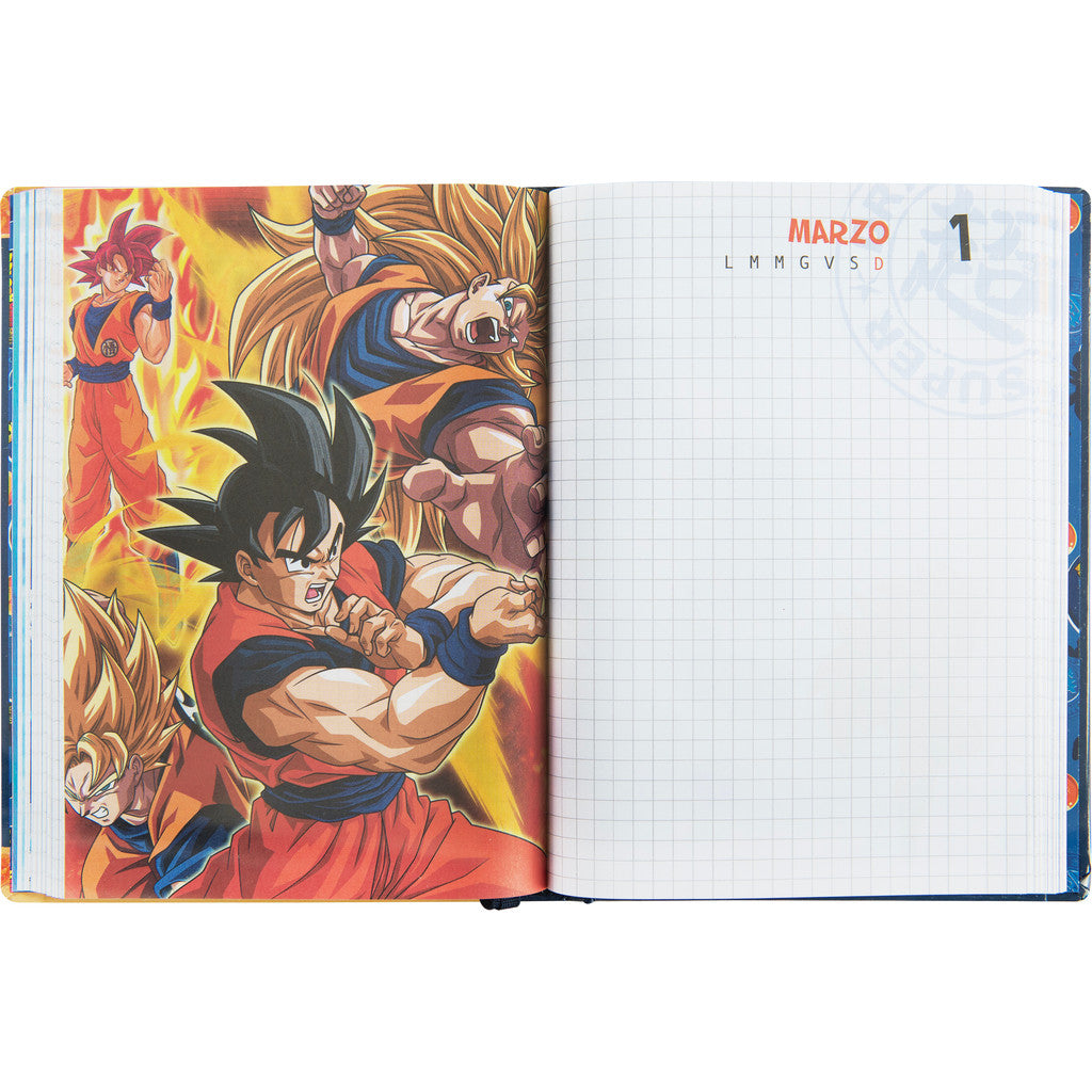 Diario 12 Mesi 2026/27 - Dragon Ball - Giornaliero Non Datato