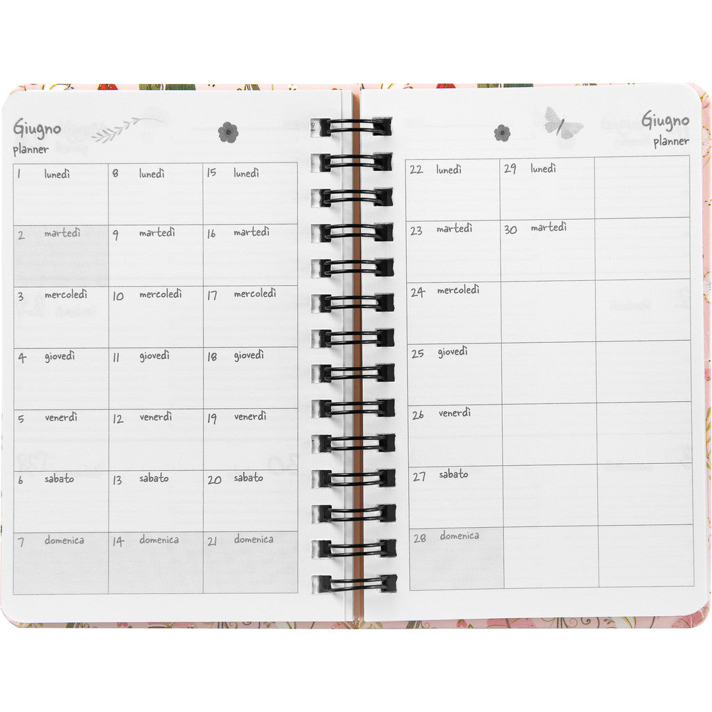 Agenda Spiralata 12 Mesi 2026 Mini Settimanale - Turnowsky