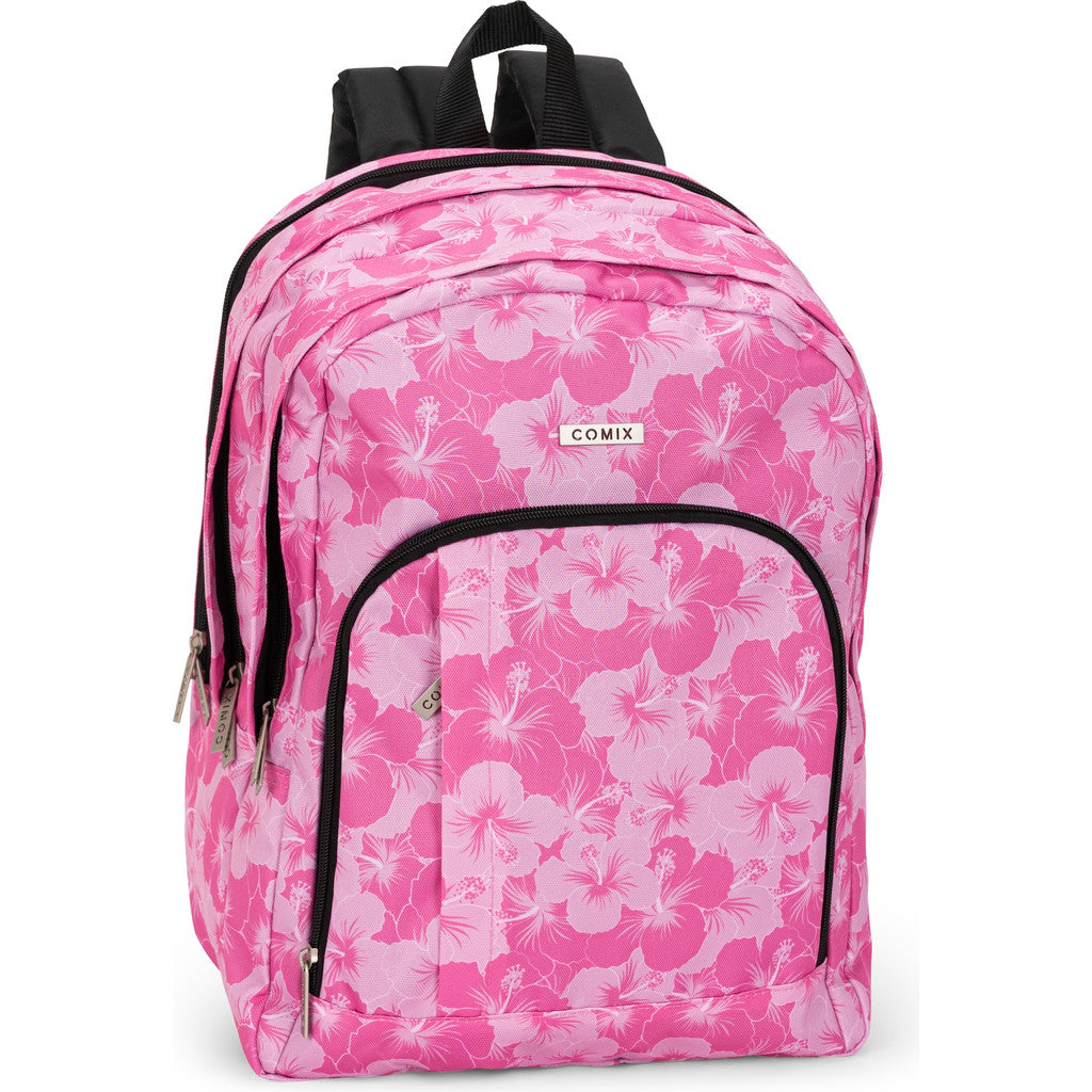 Zaino In Tela Grande Capacità – Rosa, 42x30x11 Cm, Per Scuola E Viaggio - 2