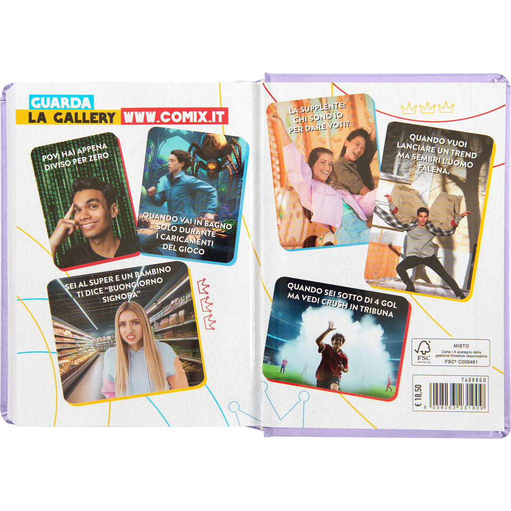 Diario 16 Mesi 2025/26 - COMIX - Giornaliero Mignon