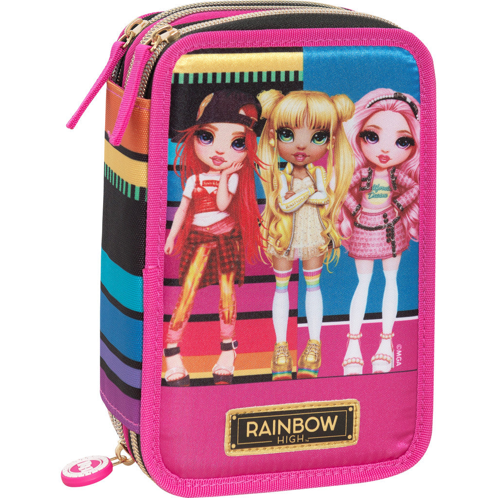 Franco Cosimo Panini Rainbow High - Trousse d'école Ronde Porte Franco Cosimo Panini Rainbow High - Trousse d'école Ronde Porte
