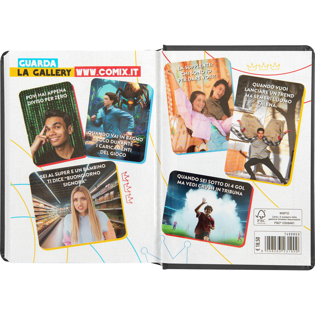 Diario 16 Mesi 2025/26 - COMIX - Giornaliero Mignon