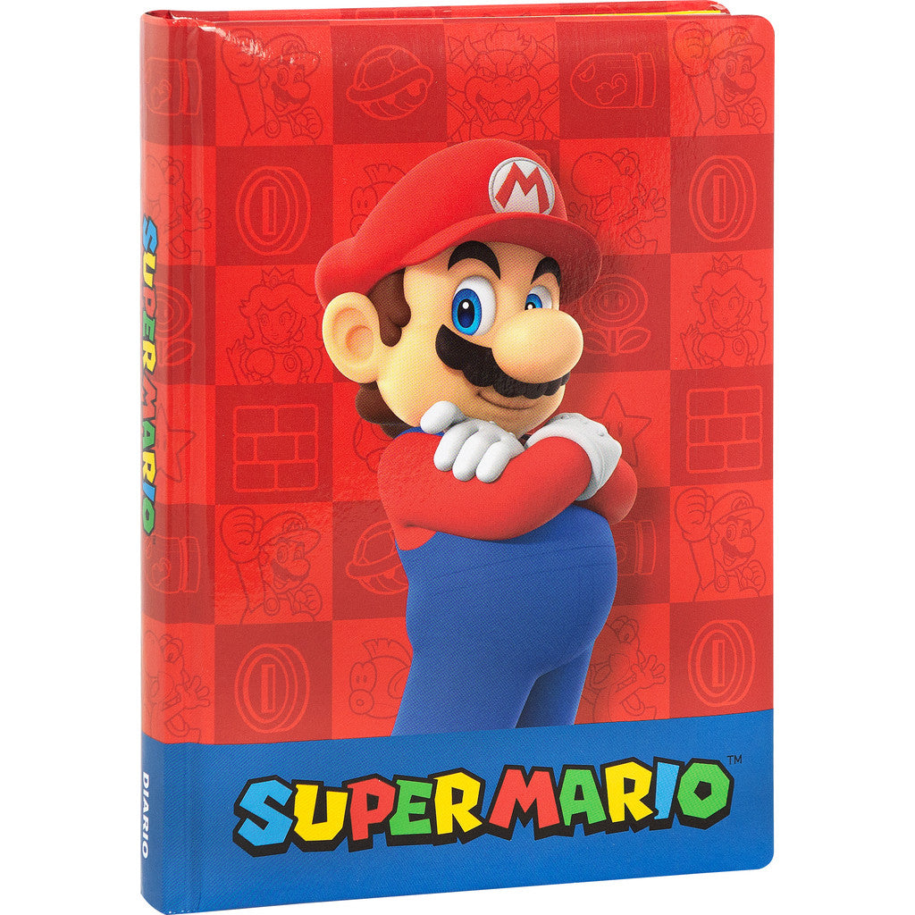 Diario 12 Mesi 2026/27 - Super Mario - Giornaliero Non Datato