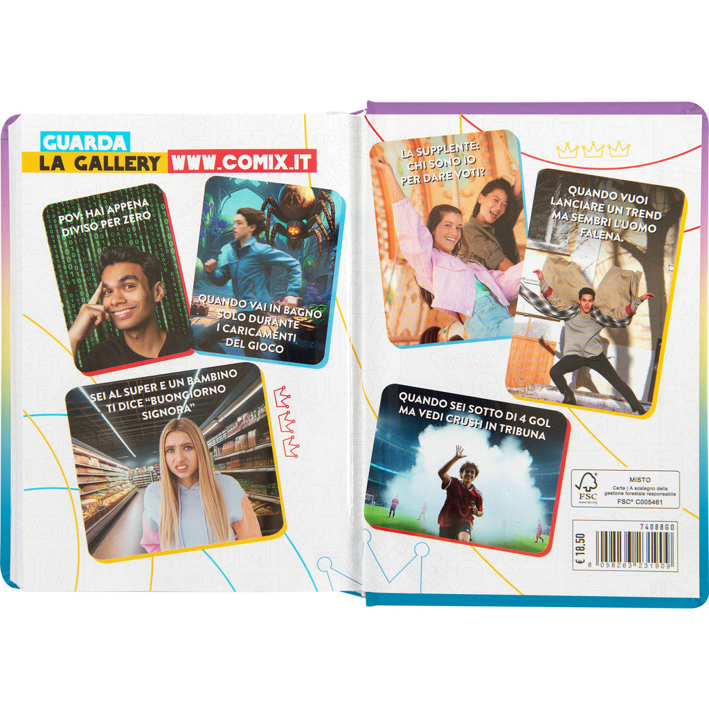 Diario 16 Mesi 2025/26 - COMIX - Giornaliero Standard