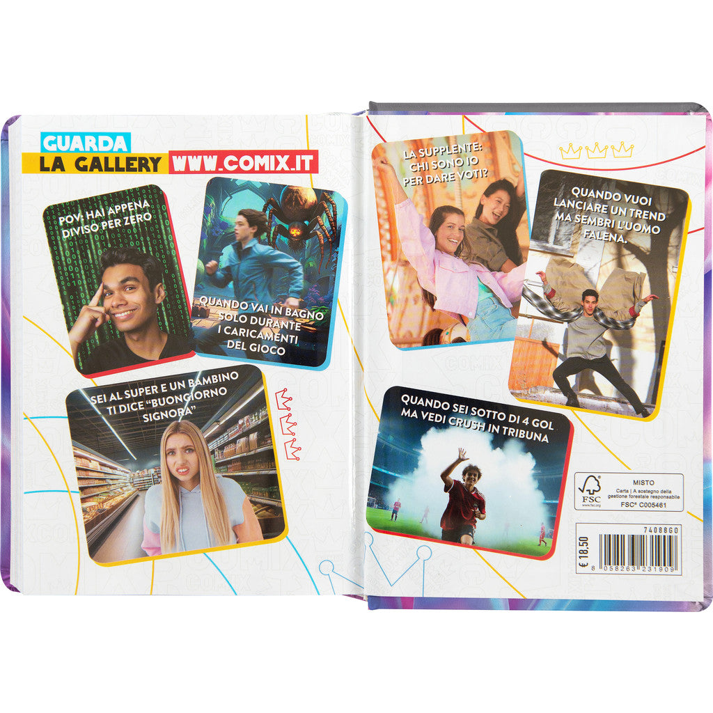 Diario 16 Mesi 2025/26 - COMIX - Giornaliero Mignon