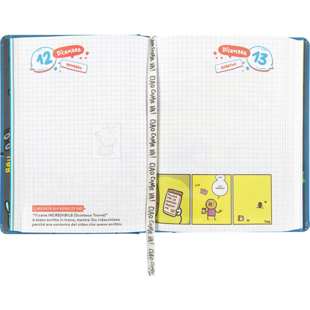 Diario 16 Mesi 2025/26 - COMIX Scottecs By Sio - Giornaliero