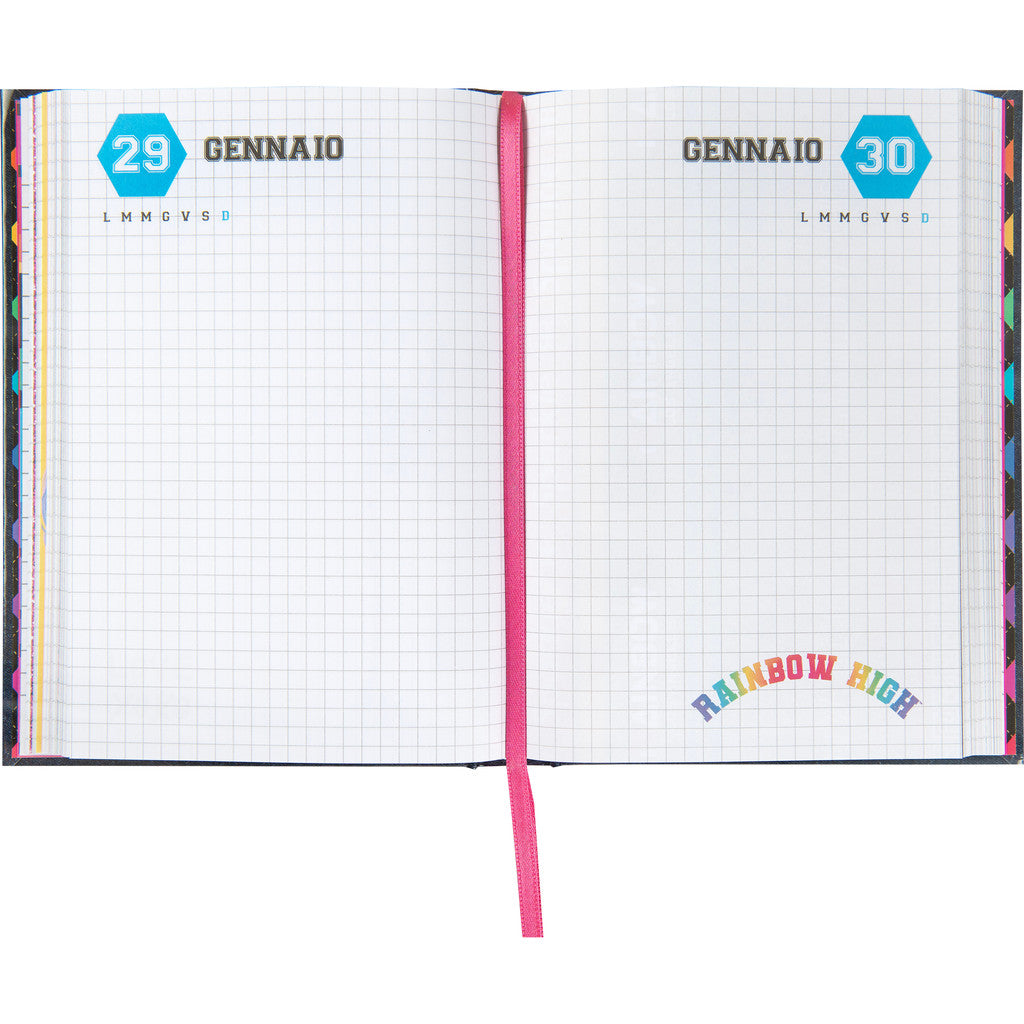 Diario 12 Mesi 2025/26 - Rainbow High - Giornaliero non datato