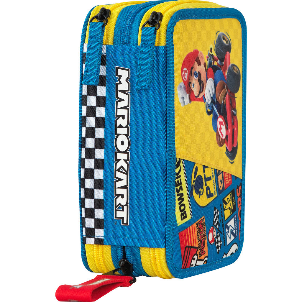 Astuccio 3 Zip Mario Kart