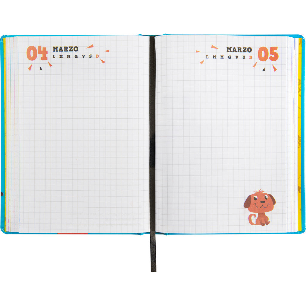 Diario 12 Mesi 2025/26 - COMIX Pets - Giornaliero Non Datato