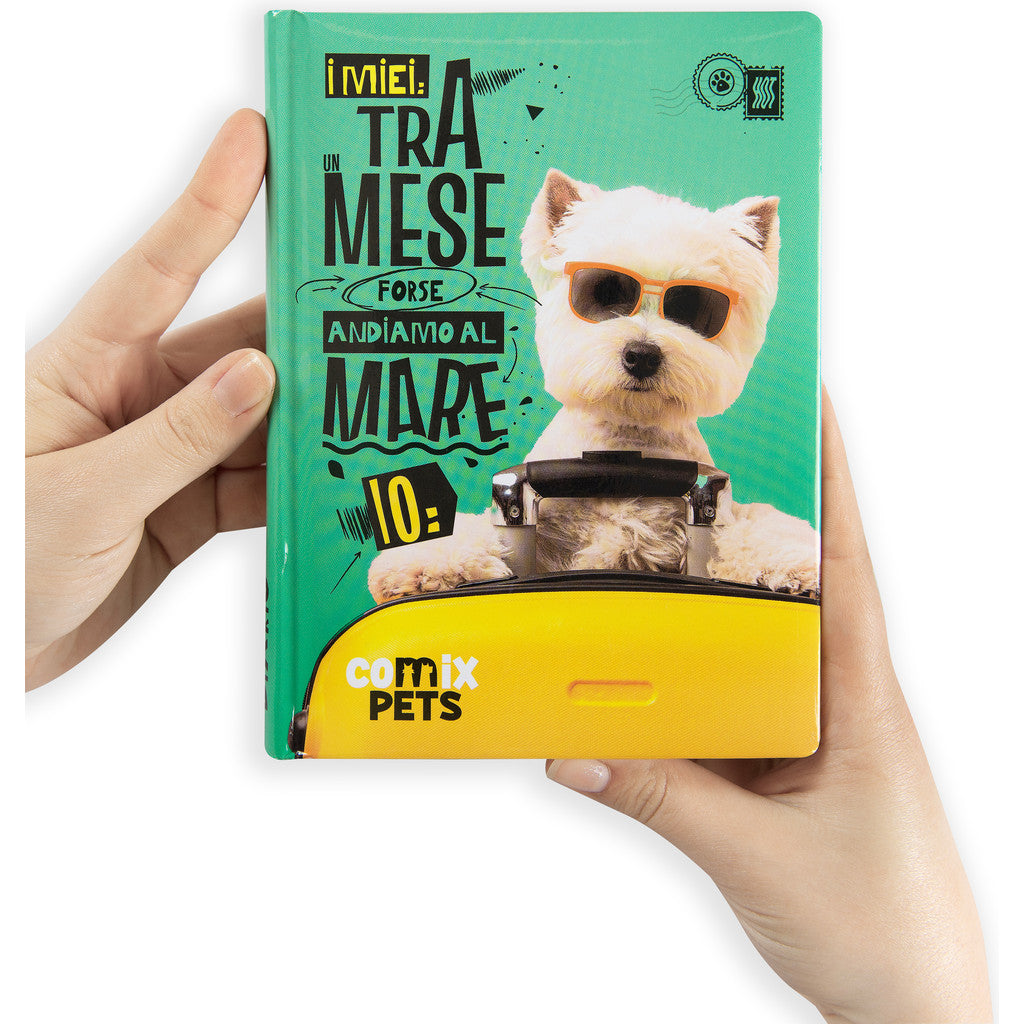 Diario 12 Mesi 2025/26 - COMIX Pets - Giornaliero Non Datato