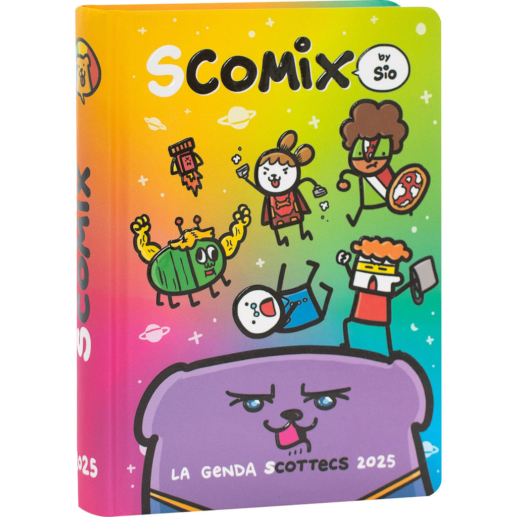 Diario 16 Mesi 2024/25 - COMIX Scottecs By Sio