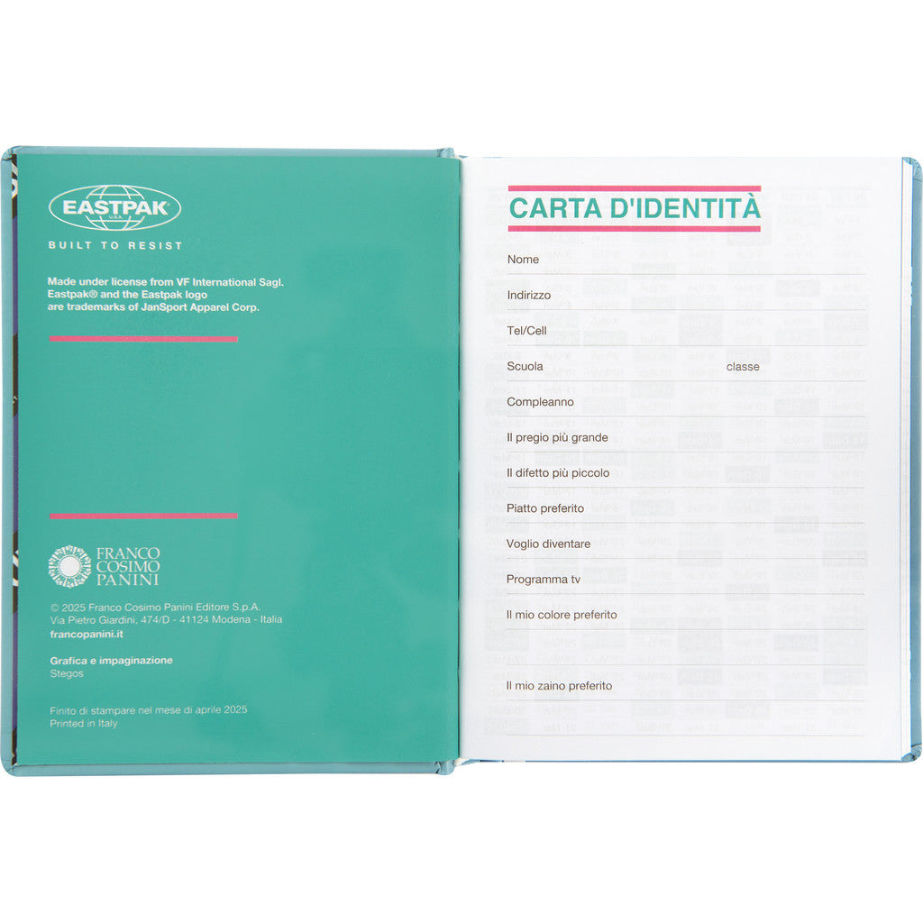 Agenda 13 Mesi 2025/26 - Eastpak - Giornaliera