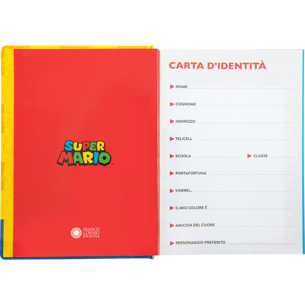 Diario 12 Mesi 2026/27 - Super Mario - Giornaliero Non Datato
