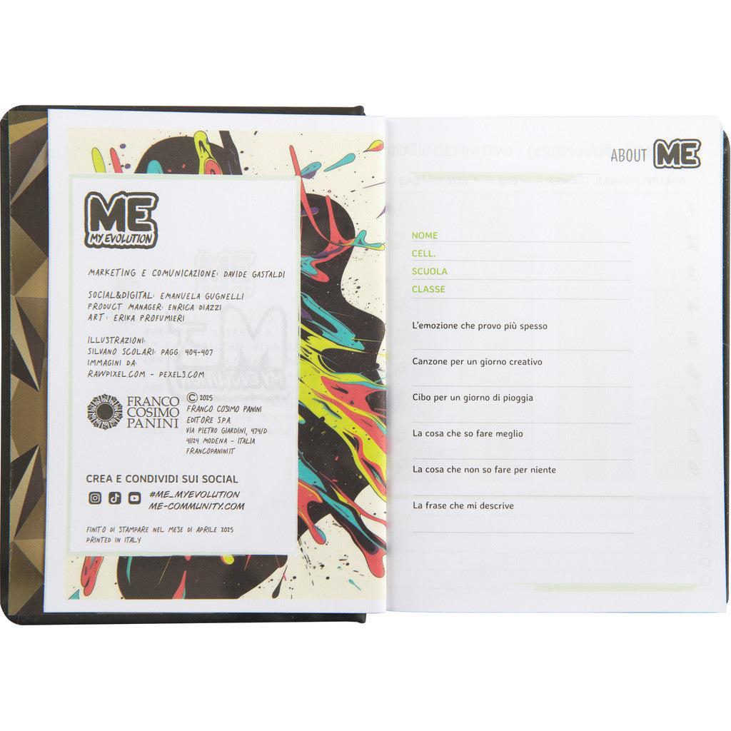 Diario 16 Mesi 2025/26 - Me - Giornaliero