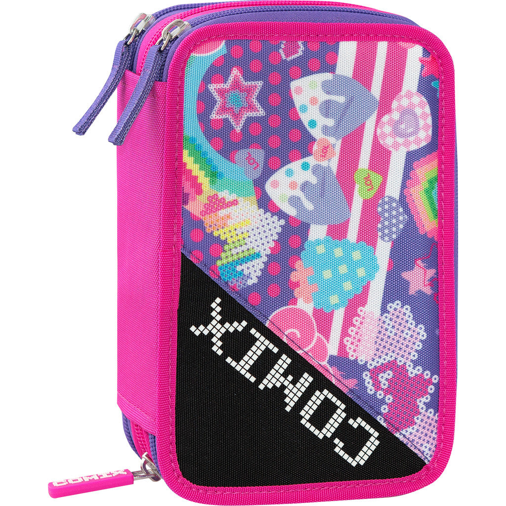 Astuccio 3 Zip COMIX Bright