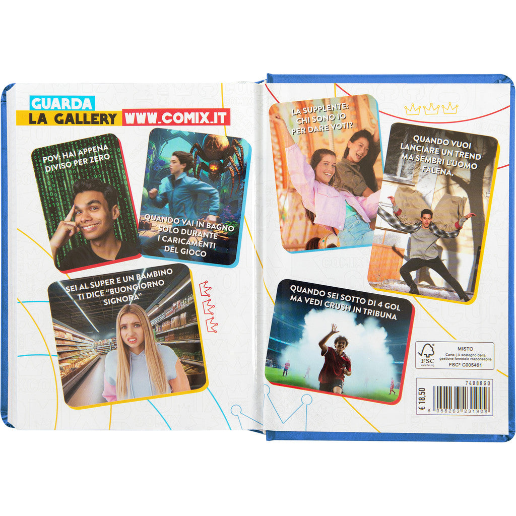 Diario 16 Mesi 2025/26 - COMIX - Giornaliero Standard