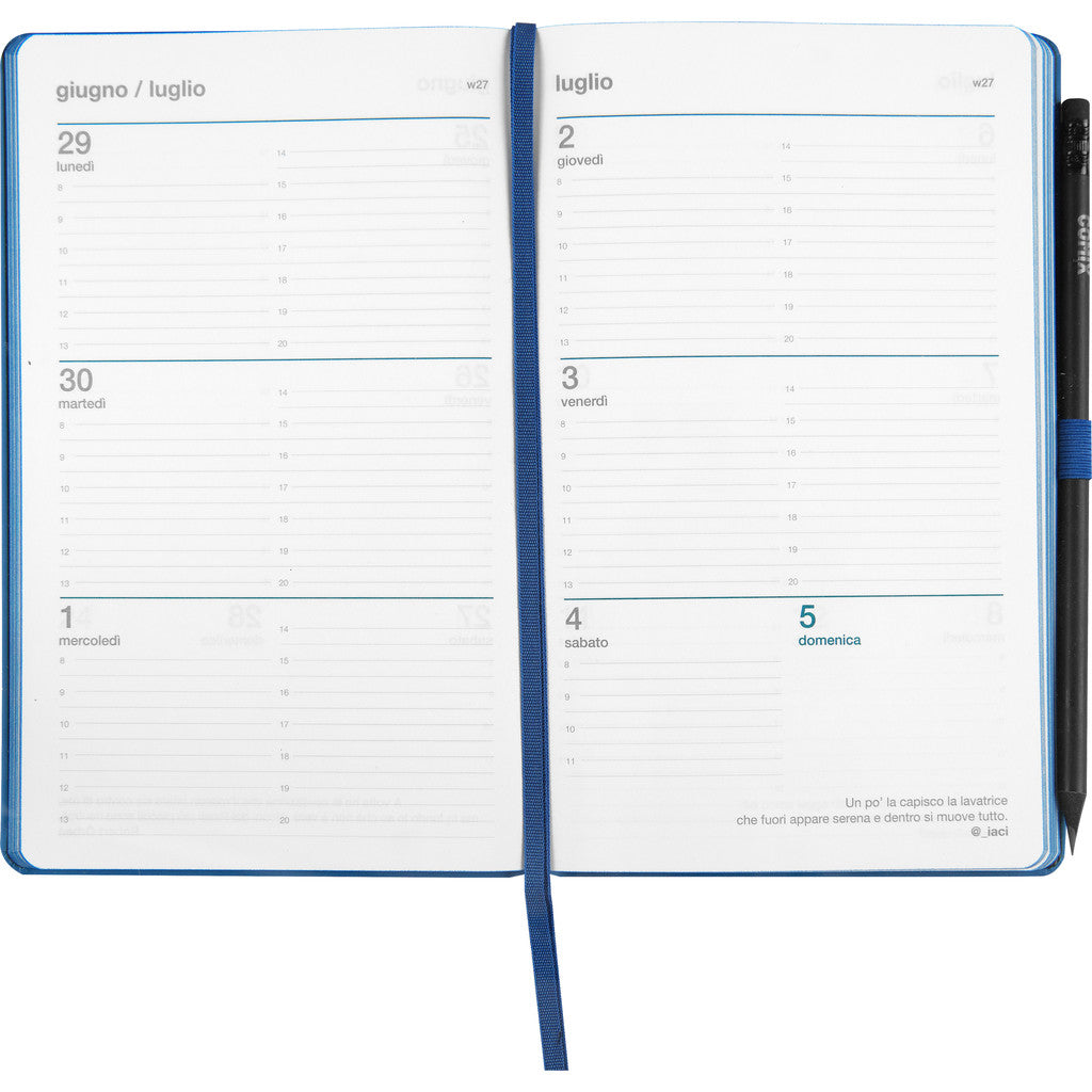 Agenda 12 Mesi 2026 Large Settimanale - Agende COMIX