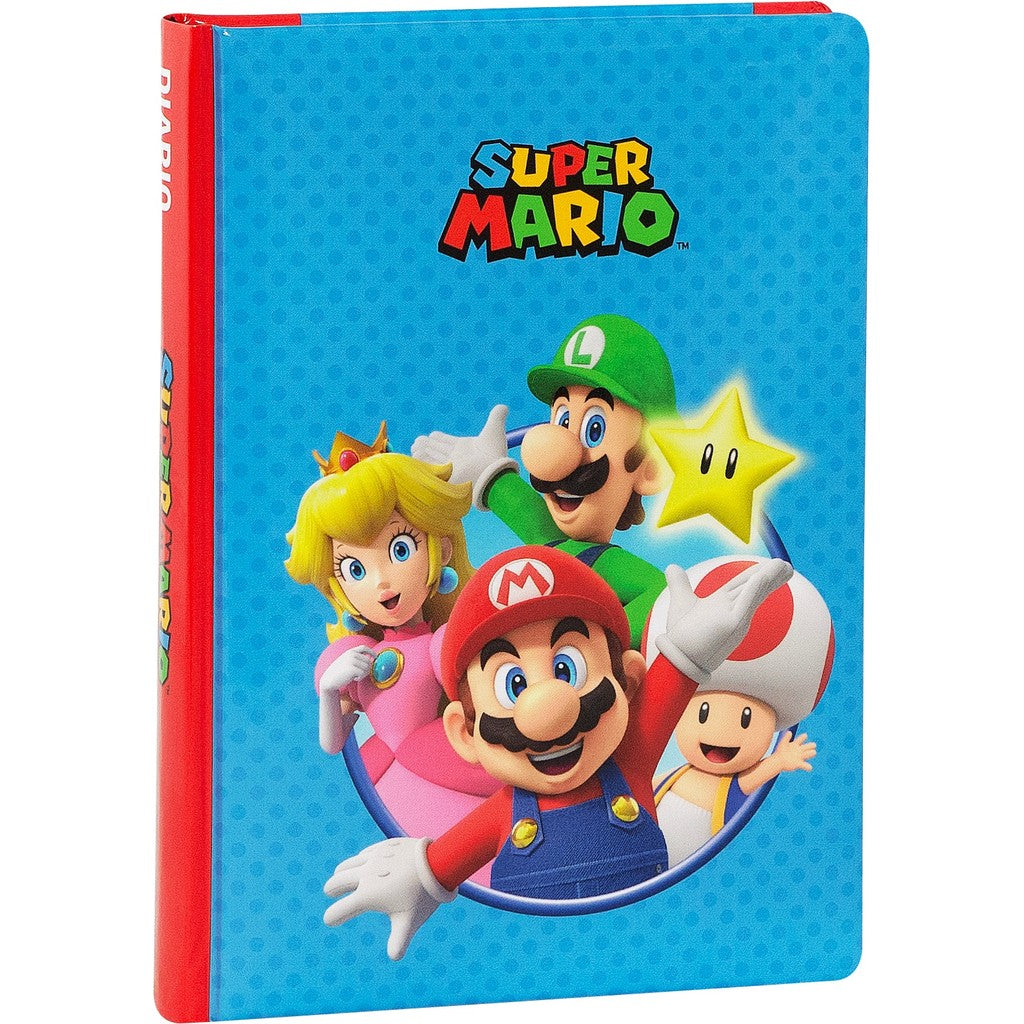 Diario 12 Mesi 2026/27 - Super Mario - Giornaliero Non Datato