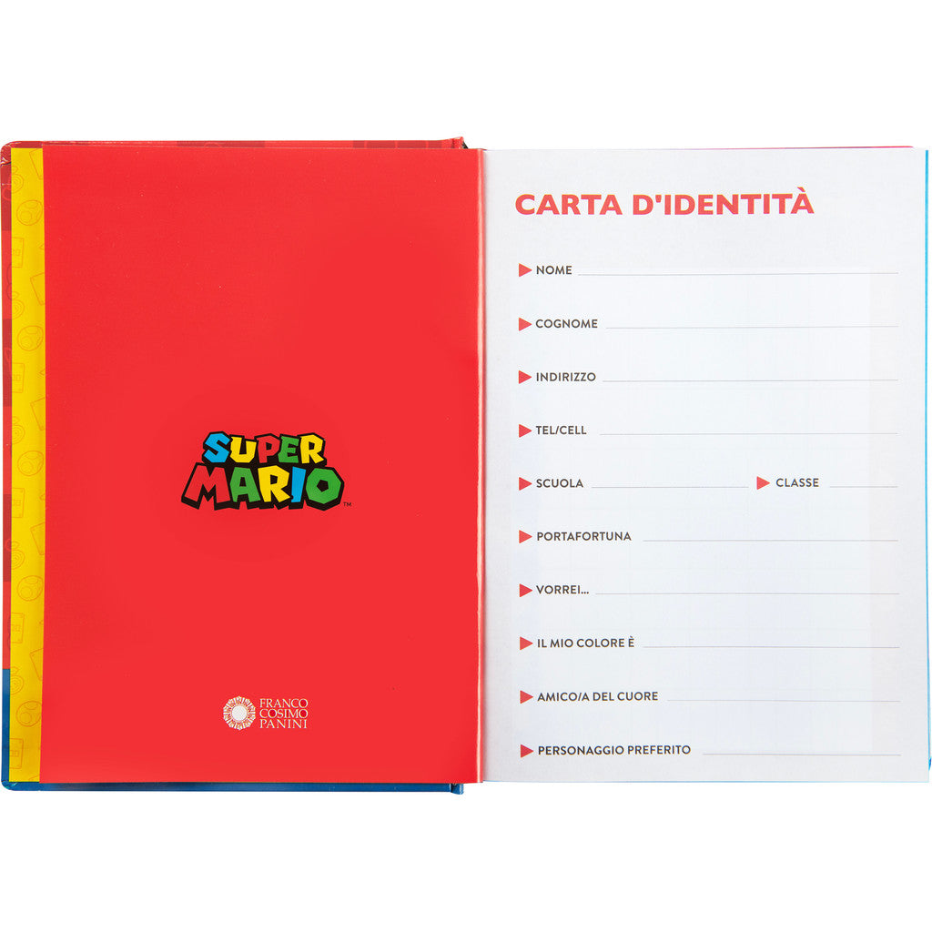 Diario 12 Mesi 2026/27 - Super Mario - Giornaliero Non Datato