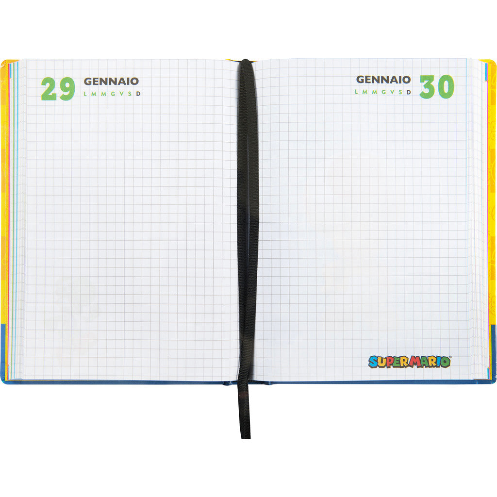 Diario 12 Mesi 2025/26 - Super Mario - Giornaliero Non Datato
