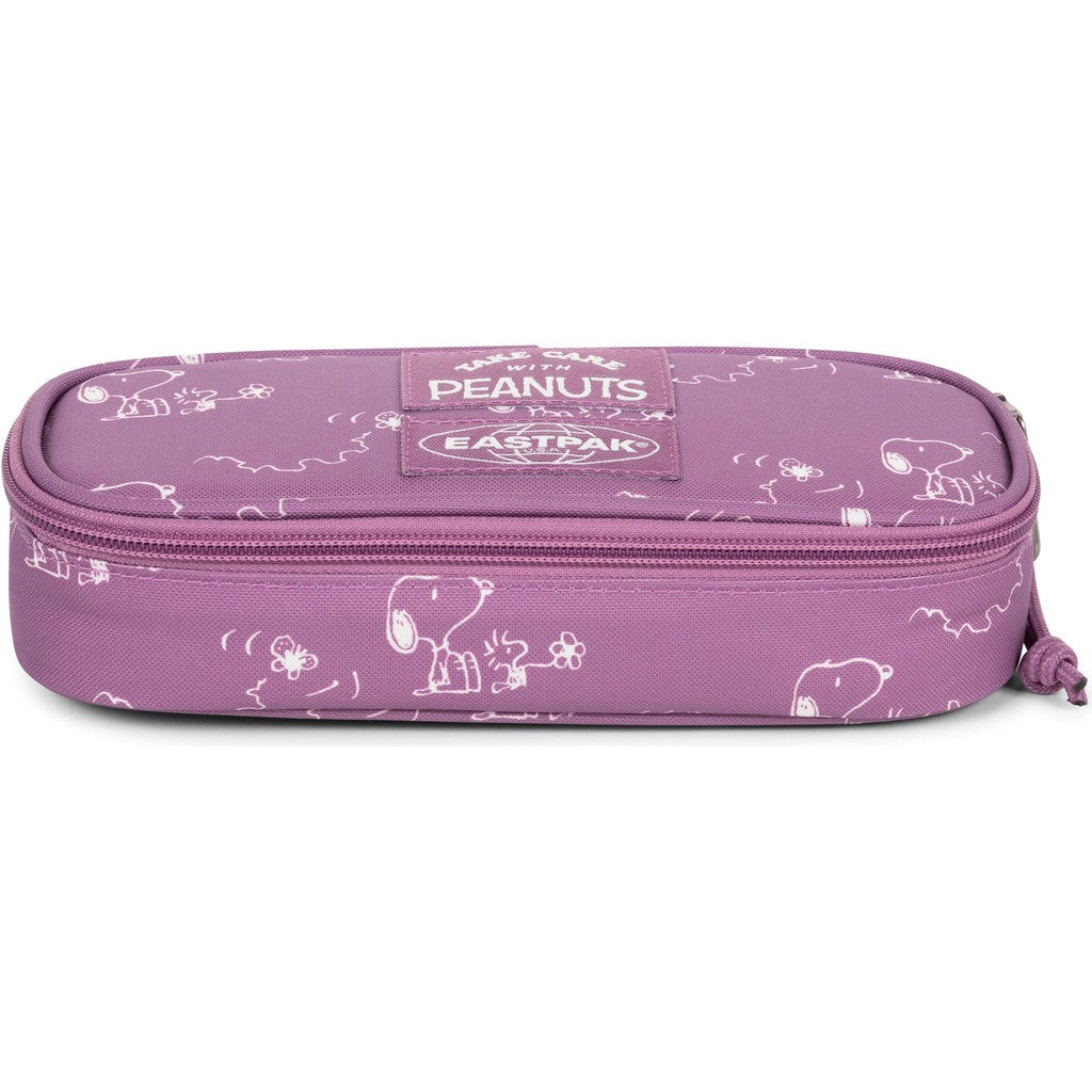 EASTPAK Astuccio Portapenne Oval Single – Rosa Brize, 22x9x5 Cm, In Poliestere, Con Passanti Per Penne
