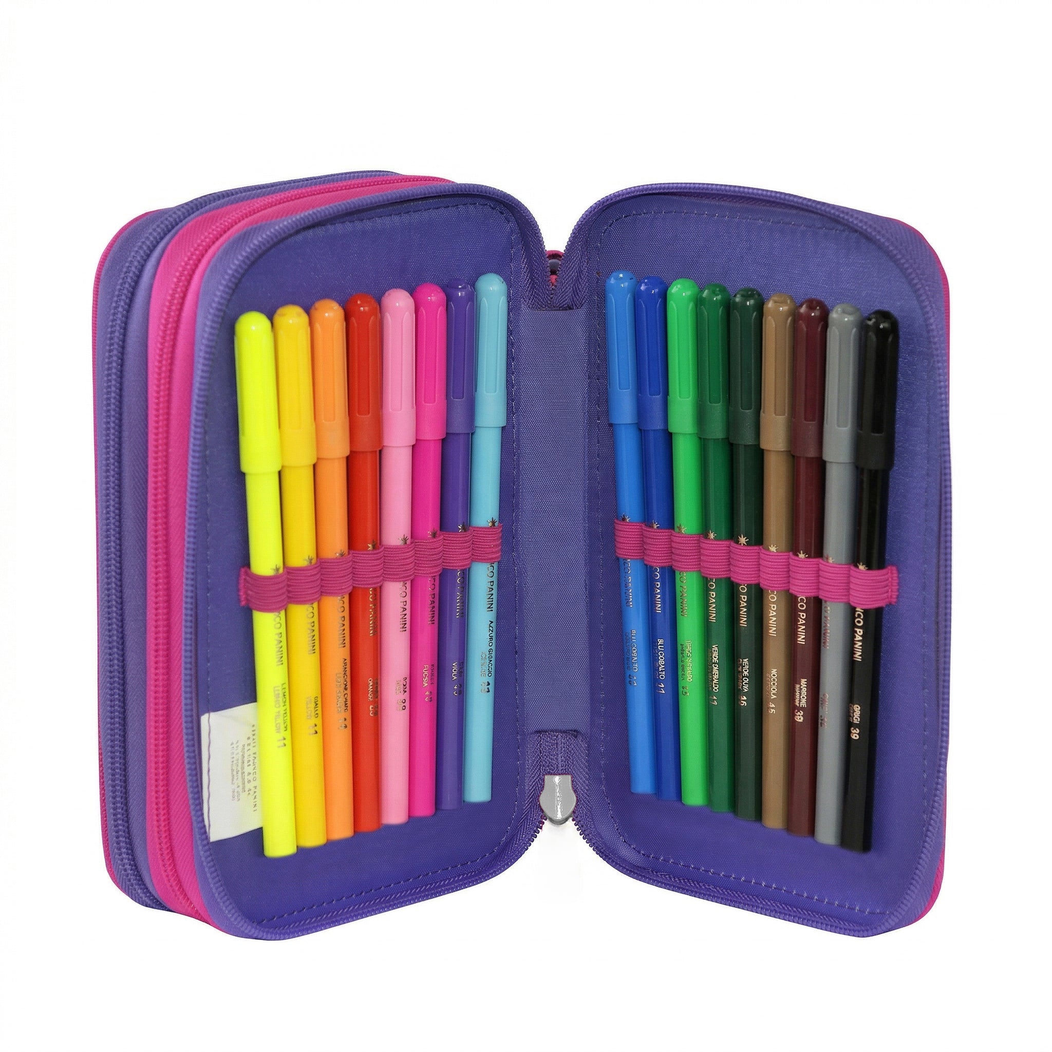 Astuccio 3 Zip COMIX Bright
