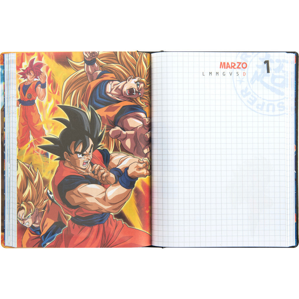 Diario 12 Mesi 2026/27 - Dragon Ball - Giornaliero Non Datato
