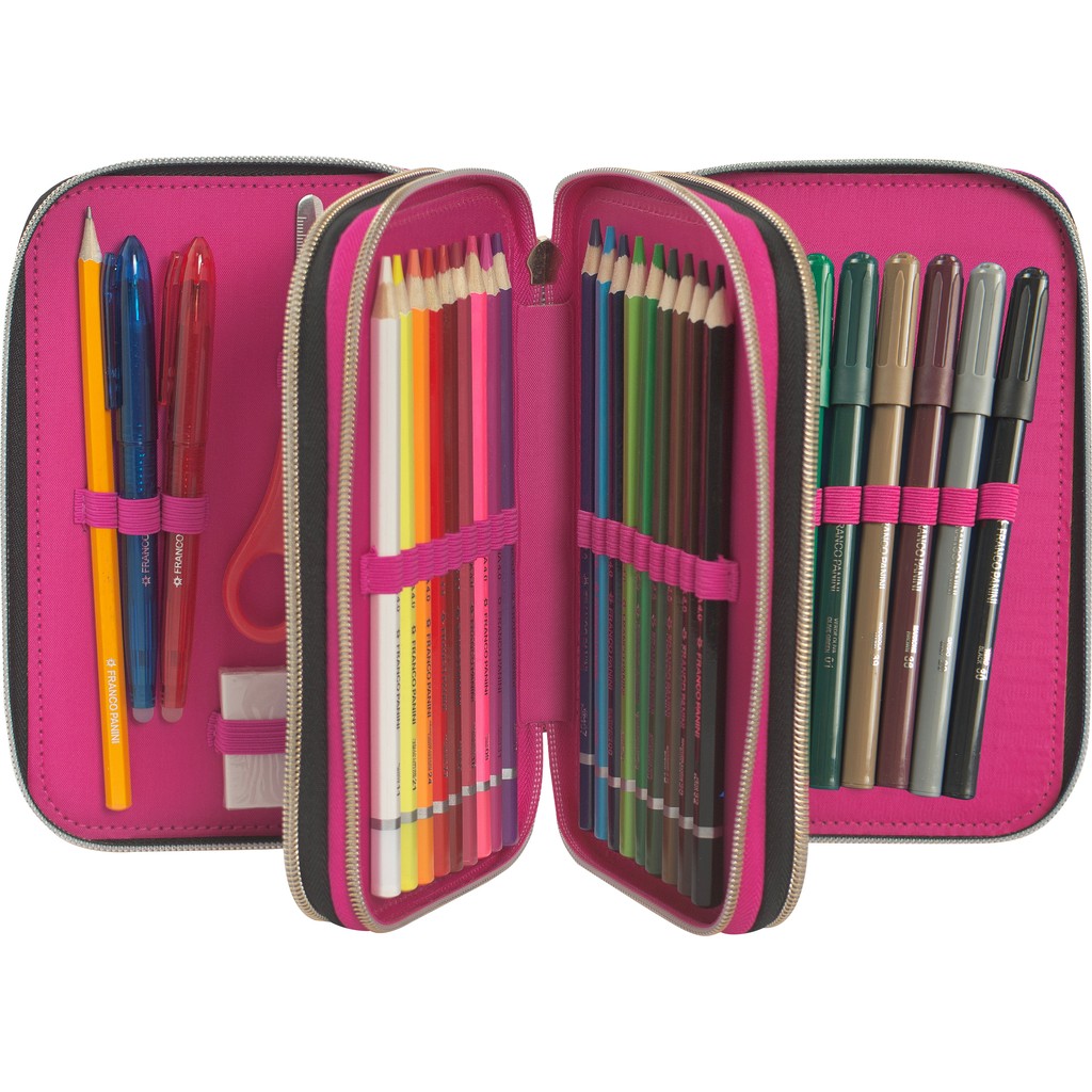 Astuccio 3 Zip Rainbow High