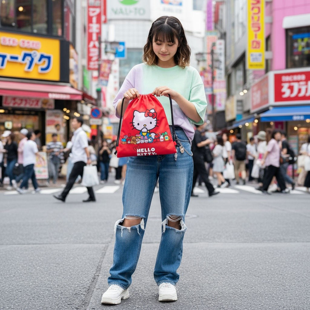 Zaino coulisse Hello kitty