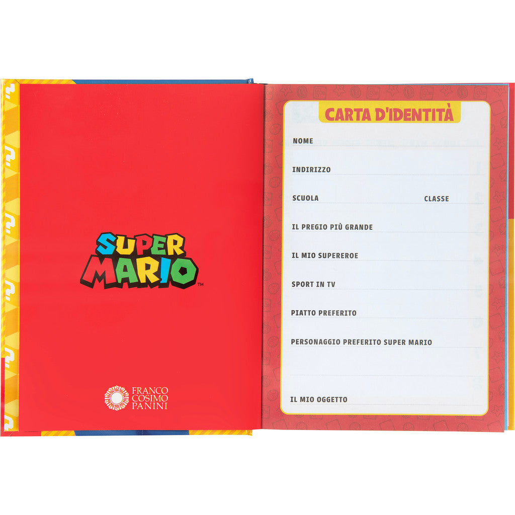 Diario 12 Mesi 2026/27 - Super Mario - Giornaliero Non Datato