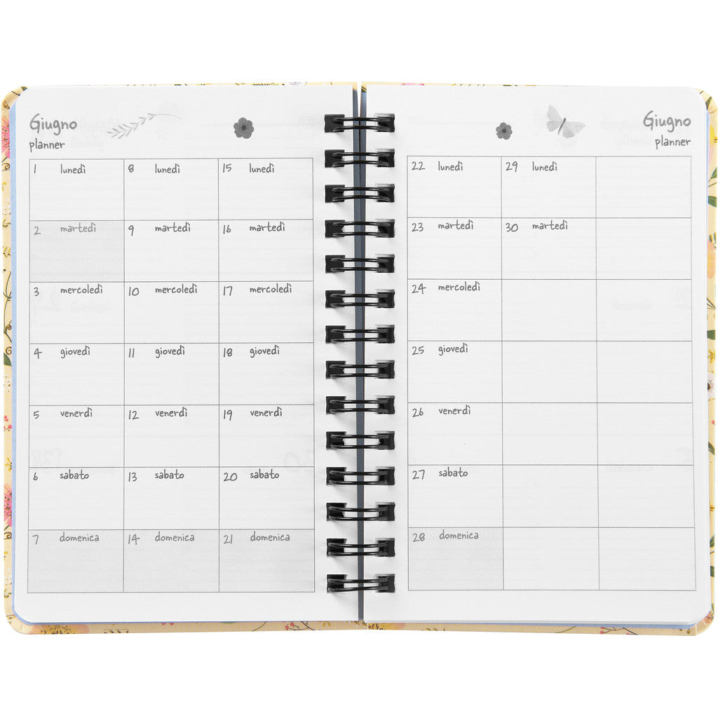 Agenda Spiralata 12 Mesi 2026 Mini Settimanale - Turnowsky