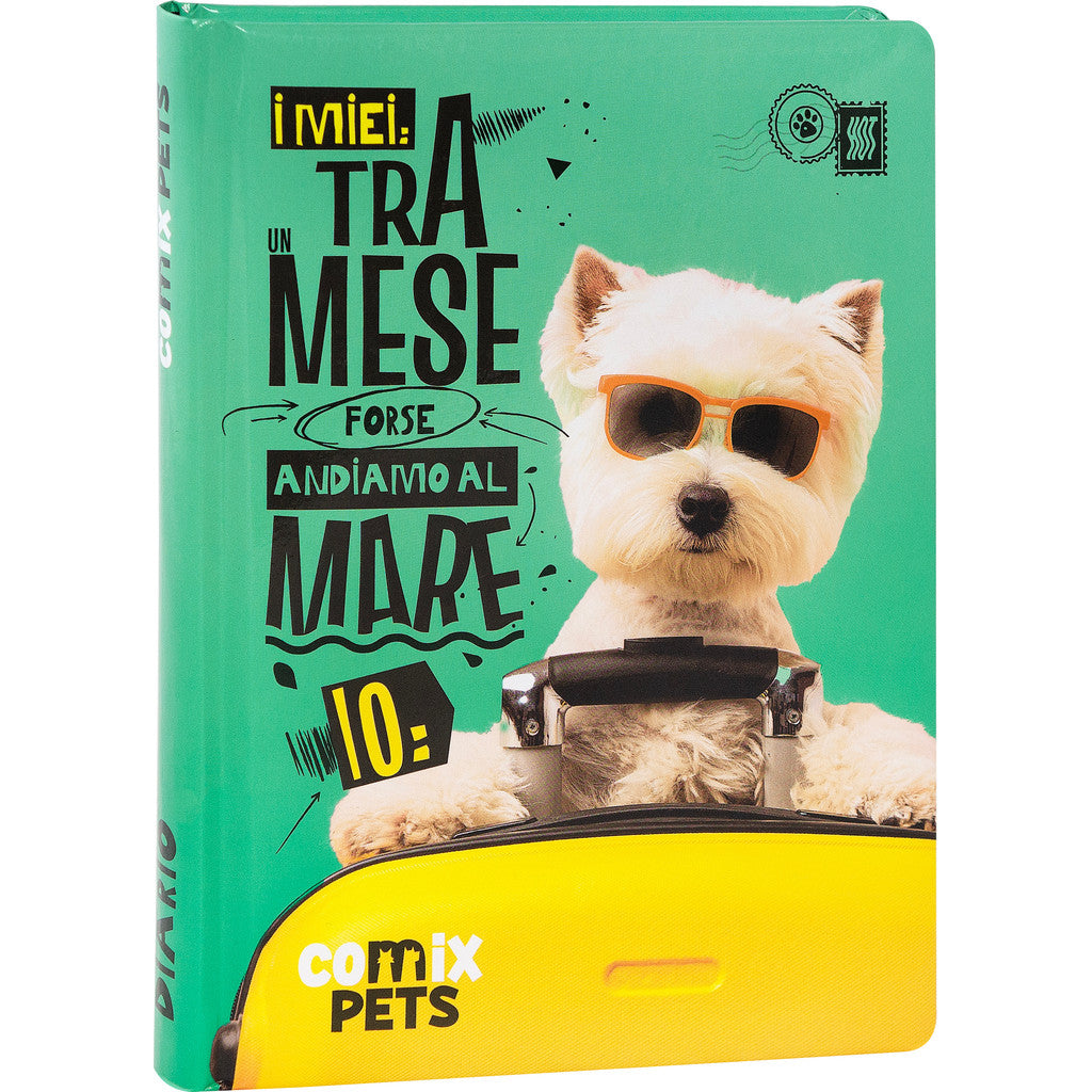 Diario 12 Mesi 2025/26 - COMIX Pets - Giornaliero Non Datato