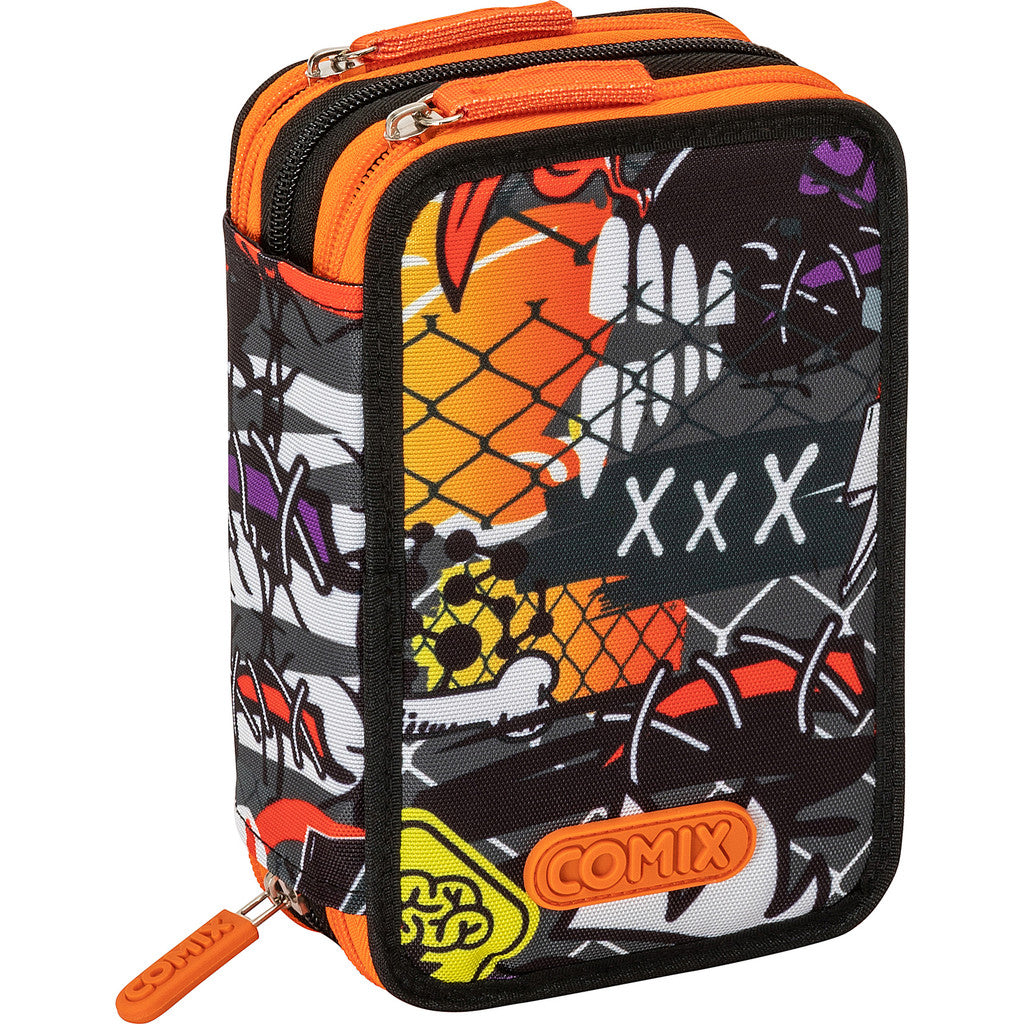 Astuccio Corredo 3 Zip COMIX Bright