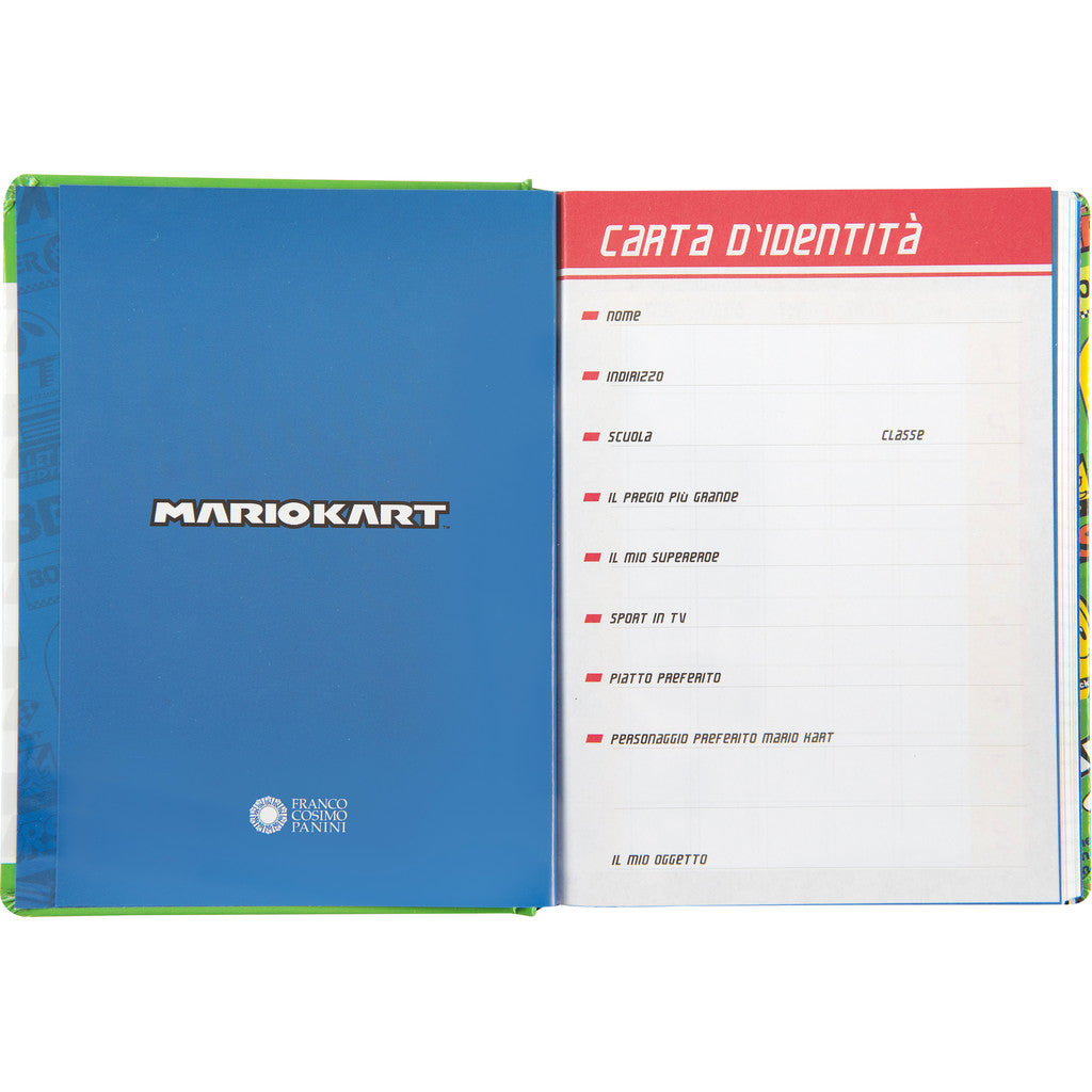 Diario 12 Mesi 2026/27 - Mario Kart - Giornaliero Non Datato