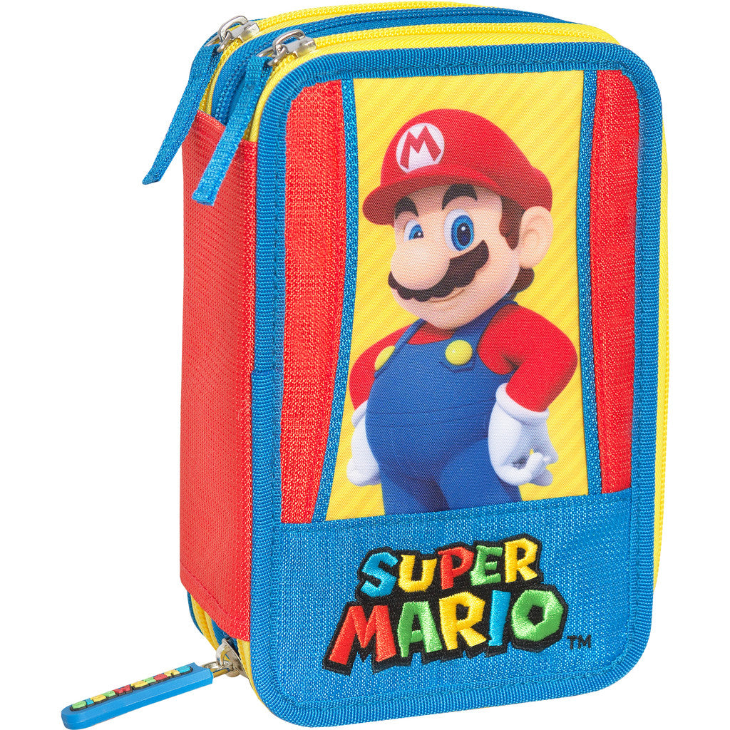 Astuccio 3 Zip Super Mario