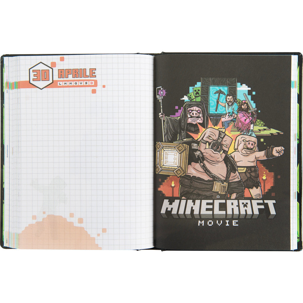 Diario 12 Mesi 2026/27 - Minecraft - Giornaliero Non Datato
