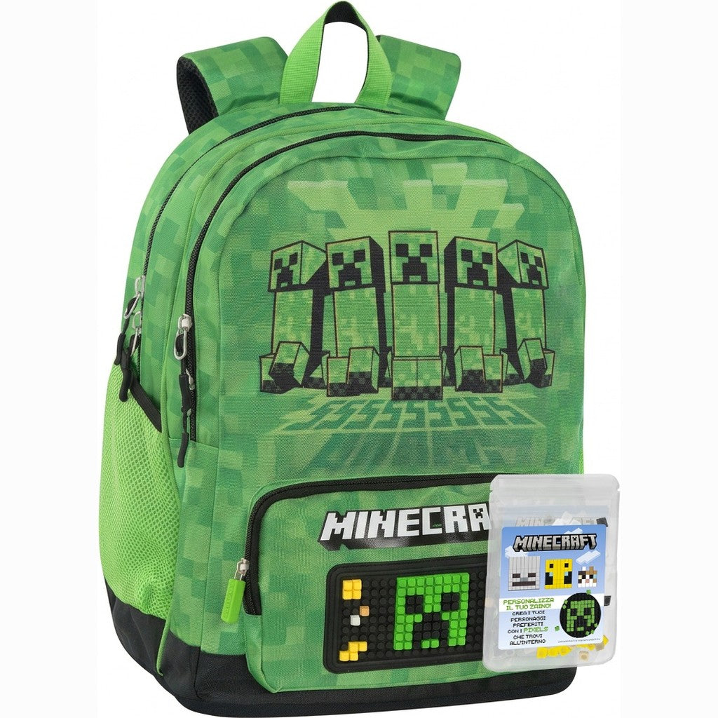 Zaino organizzato Minecraft